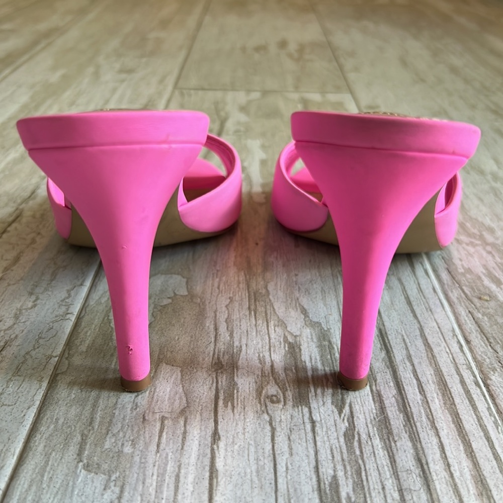 Steve Madden - Erin Mule neon pink sz 7.5 - Picture 9 of 10